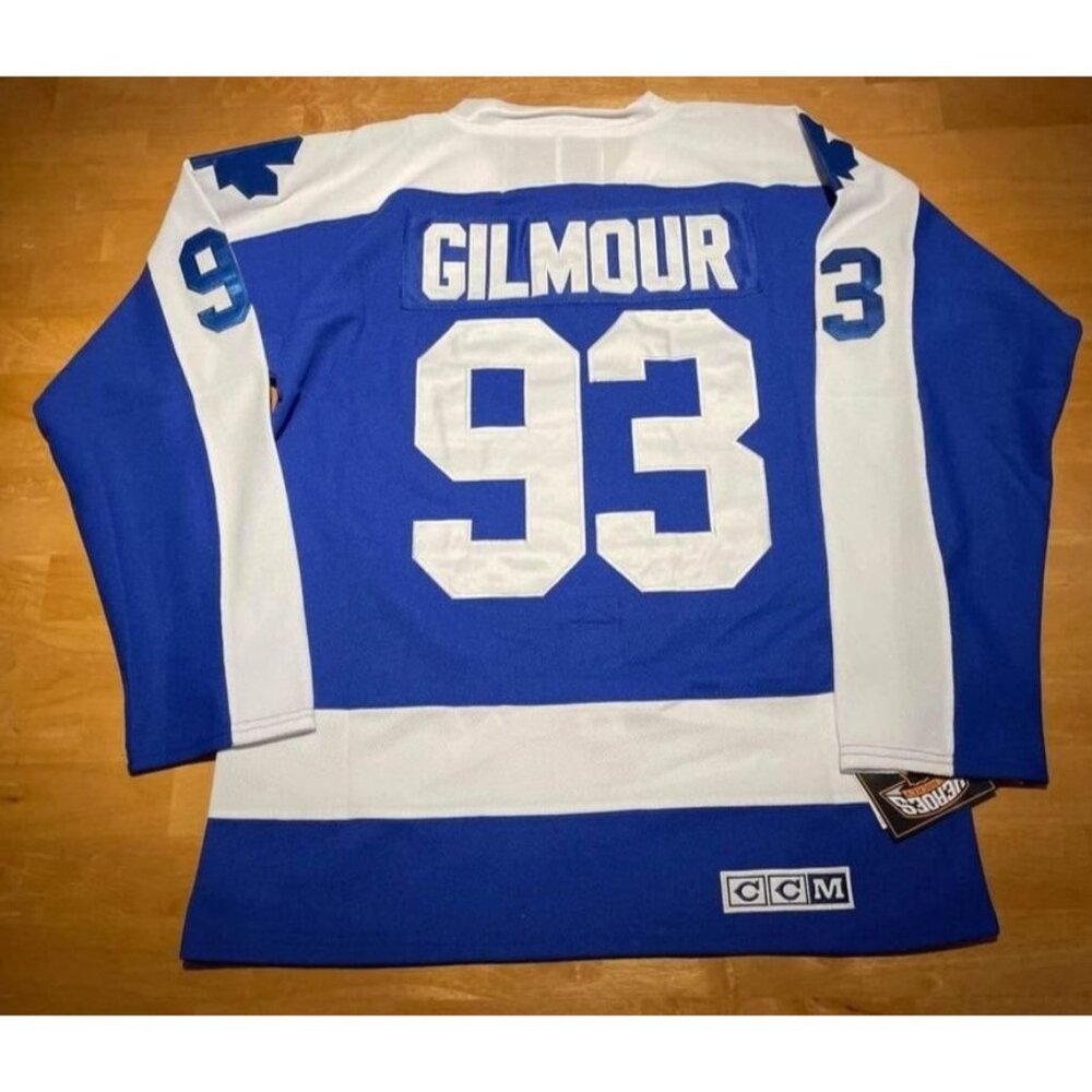 NHL Vintage Toronto Maple Leafs Doug Gilmour Sewn #93 Jersey 52 XL CCM NWT